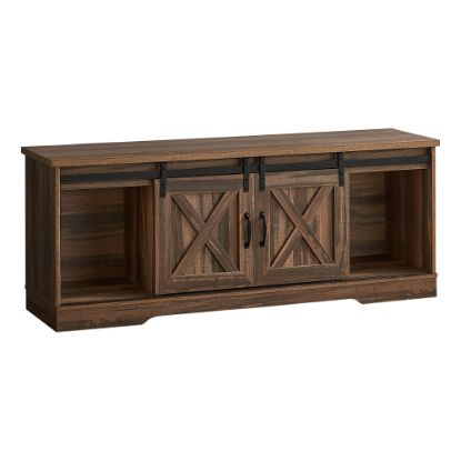 Picture of Monarch Specialties Jamie TV Stand, 23-1/2inH x 59inW x 15-1/2inD, Brown