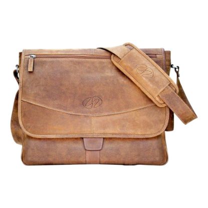 Picture of MacCase Premium - Notebook carrying messenger bag - 17in - vintage