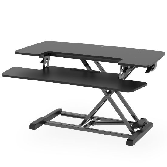 Picture of FlexiSpot M7-E Series Desk Riser, 4-3/4in to 19-3/4inH x 34-5/8inW x 16-5/16inD, Black