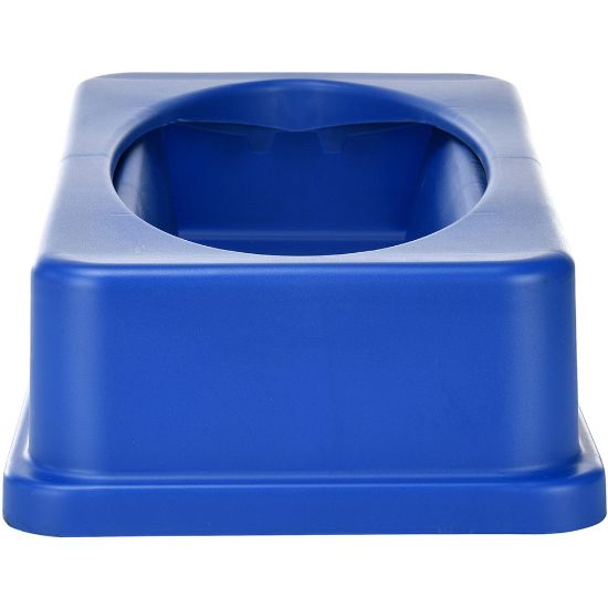 Picture of Alpine Slim Swinging Trash Can Lid, 5inH x 20inW x 12inD, Blue