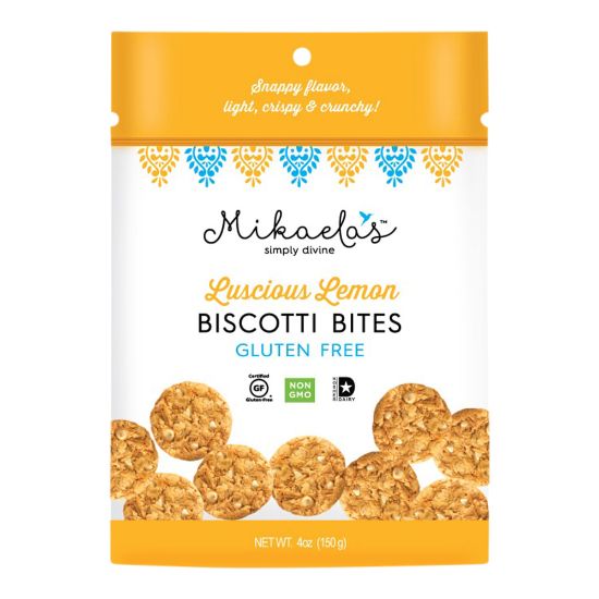 Picture of Mikaelas Simply Divine Biscotti Cookies, Luscious Lemon, Box Of 96 Cookies