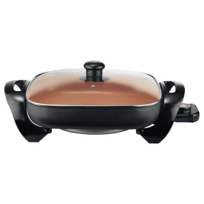 Picture of Brentwood Electric Skillet, 7inH x 12-1/4inW x 18inD, Copper