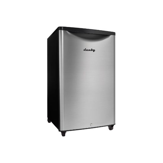 Picture of Danby Contemporary Classic DAR044A6BSLDBO - Refrigerator - outdoor - width: 20.7 in - depth: 21.3 in - height: 33.1 in - 4.4 cu. ft - spotless steel