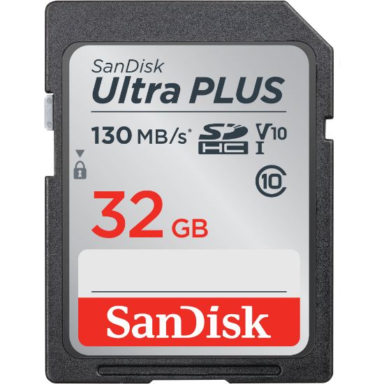 Picture of SanDisk Ultra PLUS SD Card, 32GB