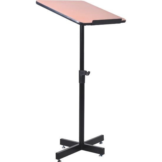 Picture of Pyle PLCTND44 Lectern - 28.30in to 46.50in Adjustment x 22.40in Table Top Width x 17.70in Table Top Depth - 46.50in Height - Assembly Required - Medium Density Fiberboard (MDF) Top Material