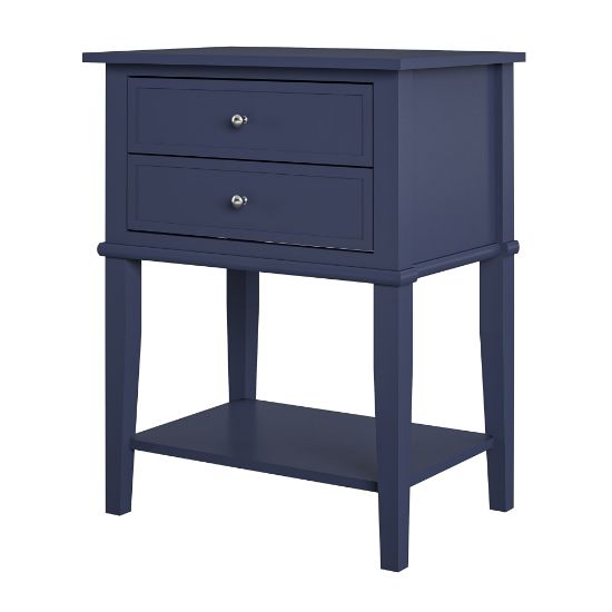 Picture of Ameriwood Home Franklin Accent Table, 28inH x 22inW x 15-1/2inD, Navy