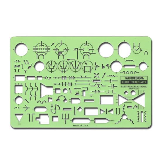 Picture of Rapidesign Electrical Drafting And Design Templates, Electrical/Electronic Standard Symbols