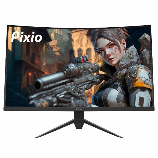 Picture of Pixio PXC277 Advanced 27in Fast-VA WQHD Curved Gaming Monitor, FreeSync