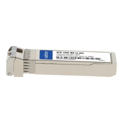 Picture of AddOn Cisco SFP-10G-BX-U Compatible SFP+ Transceiver - SFP+ transceiver module (equivalent to: Cisco SFP-10G-BX-U-20) - 10GbE - 10GBase-BX - LC single-mode - up to 6.2 miles - 1270 (TX) / 1330 (RX) nm