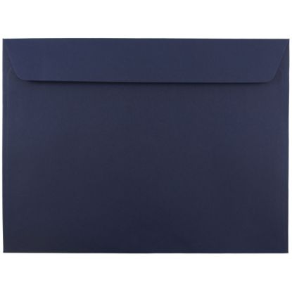 Picture of JAM Paper Open-End 9in x 12in Envelopes, Gummed Seal, Navy Blue, Pack Of 25 Envelopes