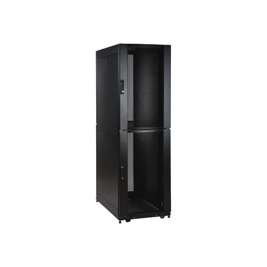 Picture of Tripp Lite 48U Rack Enclosure Server Cabinet Co-Location w/ Doors & Sides - Rack cabinet - black - 48U