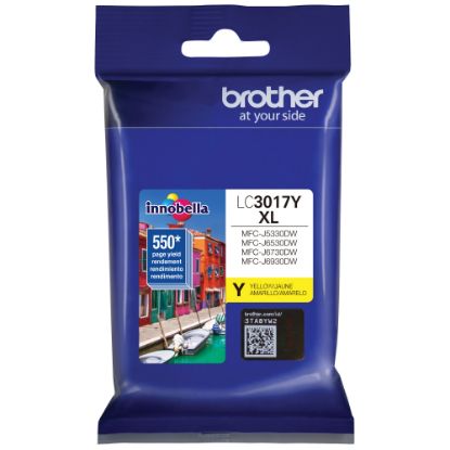 Picture of Brother LC3017I Yellow High-Yield Ink Cartridge, LC3017Y