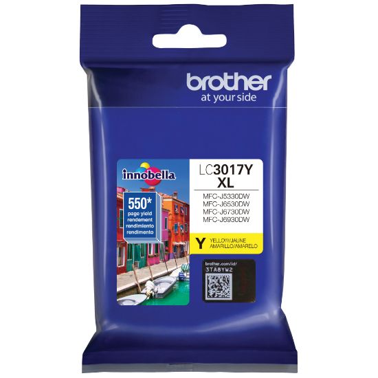 Picture of Brother LC3017I Yellow High-Yield Ink Cartridge, LC3017Y