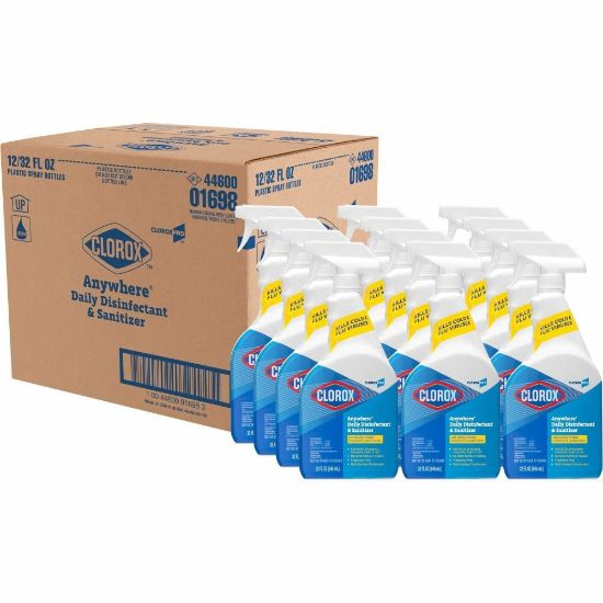 Picture of Clorox Pro Commercial Solutions Anywhere Hard Surface Sanitizing Spray, 32 Oz, Carton Of 12 Bottles