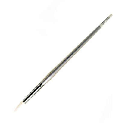 Picture of Silver Brush Silverwhite Series Long-Handle Paint Brush, Size 12, Round Bristle, Synthetic, Silver/White