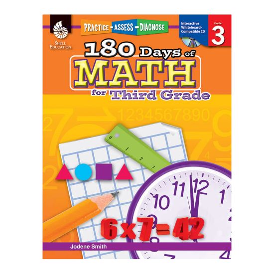 Picture of Shell Education 180 Days of Math Practice, Grade 3