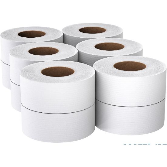 Picture of Scott High-Capacity 2-Ply Jumbo Roll Toilet Paper, 25% Recycled, 1000ft Per Roll, Pack Of 12 Rolls