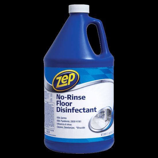 Picture of Zep Commercial No-Rinse Floor Disinfectant, 128 Oz Bottle