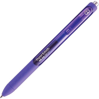 Picture of Paper Mate InkJoy Gel Pens, Pack Of 12, Medium Point, 0.7 mm, Purple Barrel, Purple Ink