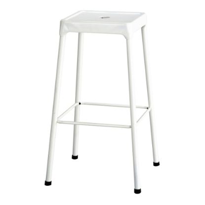 Picture of Safco Steel Bar Stool, White