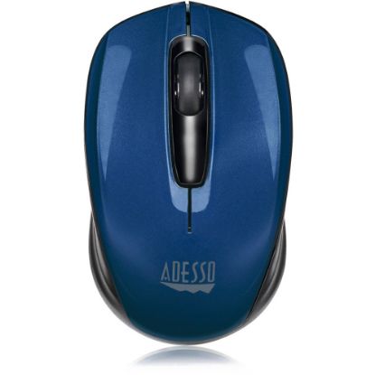 Picture of Adesso iMouse S50L Mini Wireless Optical Mouse, Blue, 2MB512