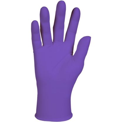 Picture of Kimberly-Clark Safeskin Purple Nitrile Exam Gloves, Small, Purple, Box Of 100