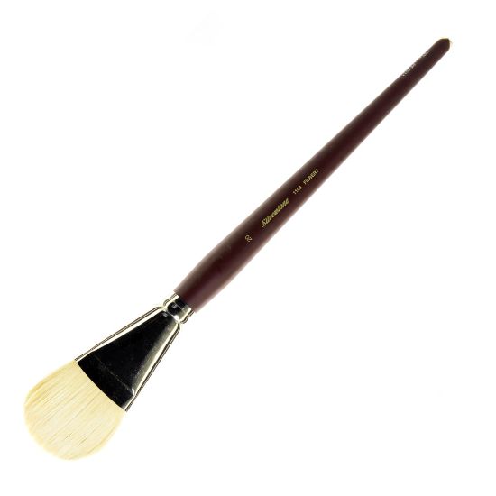 Picture of Silver Brush Silverstone Paint Brush, Series 1103, Size 20, Filbert Britsle, Hog Hair, Maroon