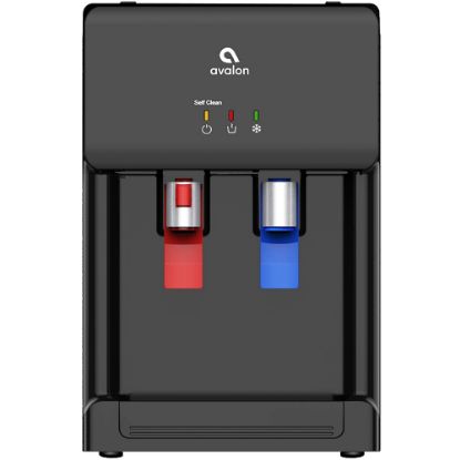 Picture of Avalon Countertop Self Cleaning Bottleless Water Cooler Water Dispenser - Hot & Cold Water, NSF Certified Filter- UL/Energy Star Approved- Black