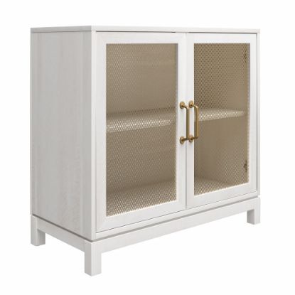 Picture of Ameriwood Home Mr. Kate Tess 34inW Accent Cabinet, Ivory Oak