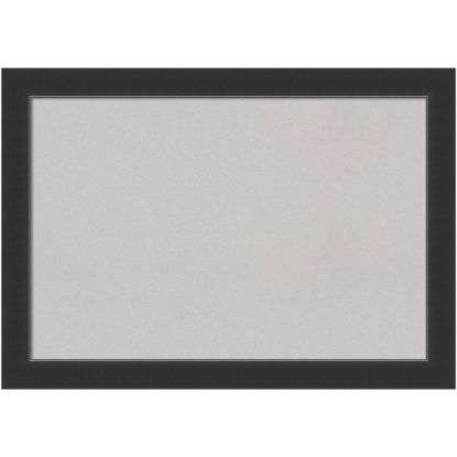 Picture of Amanti Art Cork Bulletin Board, 41in x 29in, Gray, Corvino Black Wood Frame