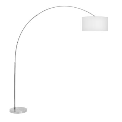 Picture of Lumisource Salon Floor Lamp, 75 1/2inH, White/Silver