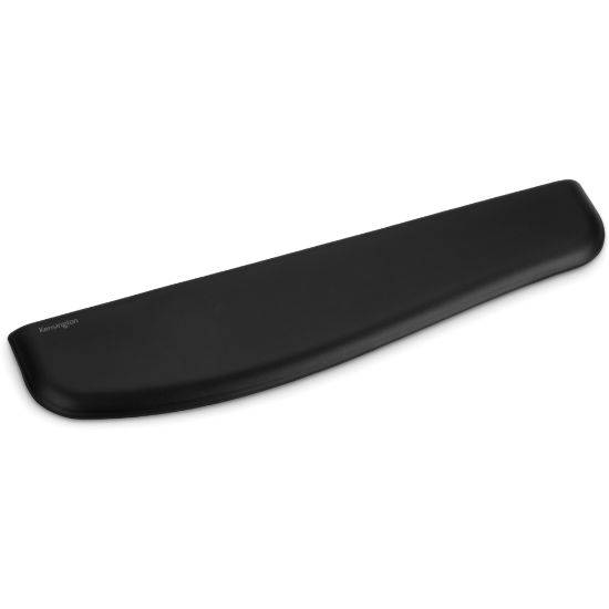 Picture of Kensington ErgoSoft Wrist Rest for Slim Keyboards - 0.39in x 17in x 3.98in Dimension - Black - Gel, Rubber - 1 Pack - Keyboard - TAA Compliant