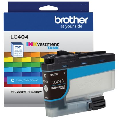 Picture of Brother LC404 INKvestment Cyan Ink Tank, LC404C