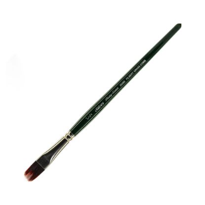 Picture of Silver Brush Ruby Satin Series Short-Handle Paint Brush 2528S, 1/2in, Grass Comb Bristle, Synthetic, Multicolor