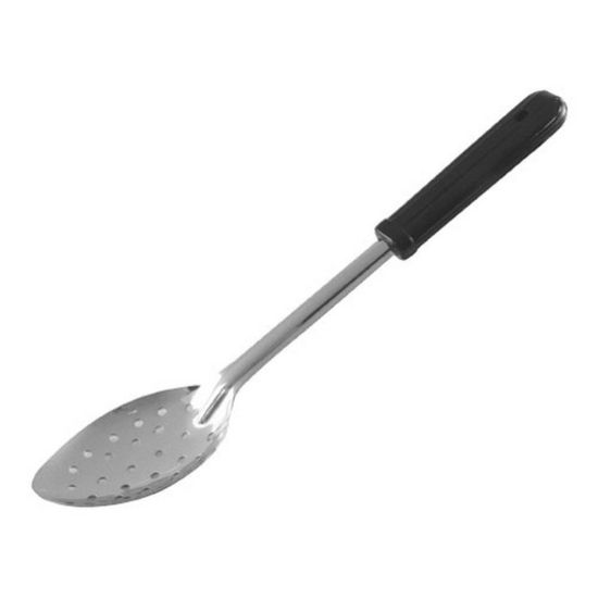 Picture of Winco Perforated Serving Spoon, 13in, Black