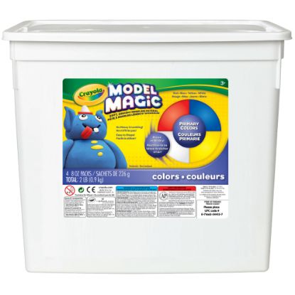 Picture of Crayola Model Magic, 2 Lb, Bucket Of 4 Assorted Colors