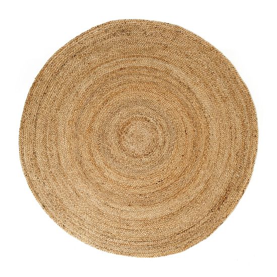 Picture of Anji Mountain Kerala Natural Jute Rug, 6ft, Tan