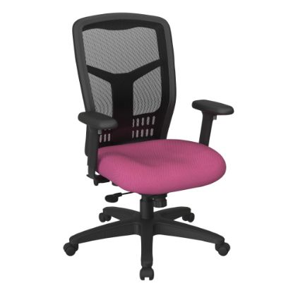 Picture of Office Star ProGrid Mesh High-Back Managers Chair, Pink