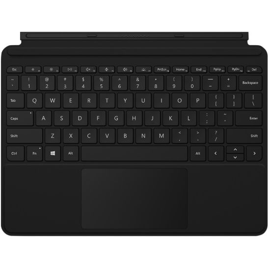 Picture of Microsoft Type Cover Keyboard/Cover Case Microsoft Surface Go 2, Surface Go Tablet - Black - Stain Resistant - MicroFiber Body - 7.5in Height x 9.8in Width x 0.2in Depth