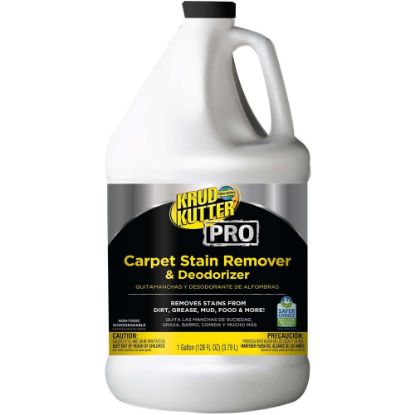 Picture of Krud Kutter Pro Carpet Stain Remover Plus Deodorizer, 1 Gallon, White, Pack Of 4 Containers