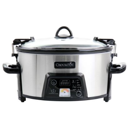 Picture of Crock-Pot Cook & Carry 6 Qt Programmable Slow Cooker, Stainless Steel