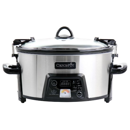 Picture of Crock-Pot Cook & Carry 6 Qt Programmable Slow Cooker, Stainless Steel