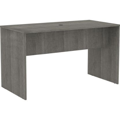 Picture of Lorell Essentials Standing-Height Table, 41-5/16inH x 72inW x 36inD, Weathered Charcoal