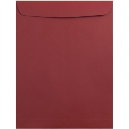 Picture of JAM Paper Open-End 10in x 13in Catalog Envelopes, Gummed Closure, Dark Red, Pack Of 10