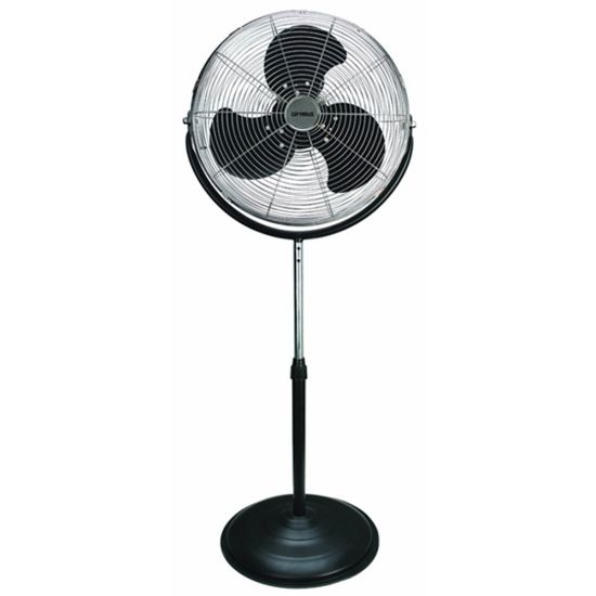 Picture of Optimus 18in Adjustable Industrial-Grade High-Velocity Stand Fan, Black