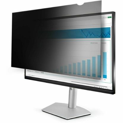 Picture of StarTech.com Monitor Privacy Screen for 21in Display - Widescreen Computer Monitor Security Filter - Blue Light Reducing Screen Protector - 21 in widescreen monitor privacy screen for security outside +/-30 degree viewing angle to keep data confidential