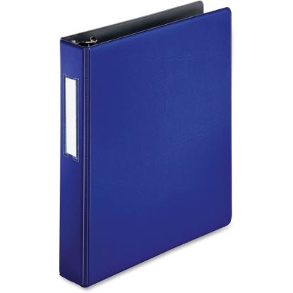 Picture of Business Source 1.5in D-Ring Binder, 1 1/2in Ring, Blue