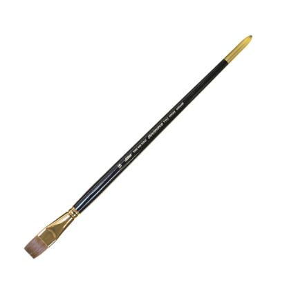 Picture of Silver Brush Renaissance Series Long-Handle Paint Brush 7102, Size 18, Bright Bristle, Sable Hair, Multicolor