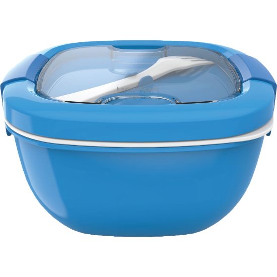 Picture of Bentgo Salad Lunch Container, 4in x 7-1/4in, Blue