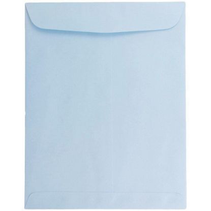 Picture of JAM Paper Open-End 10in x 13in Catalog Envelopes, Gummed Closure, Baby Blue, Pack Of 10